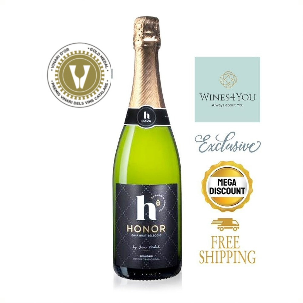 Honor Cava Brut Organic Spain Sparkling Wine